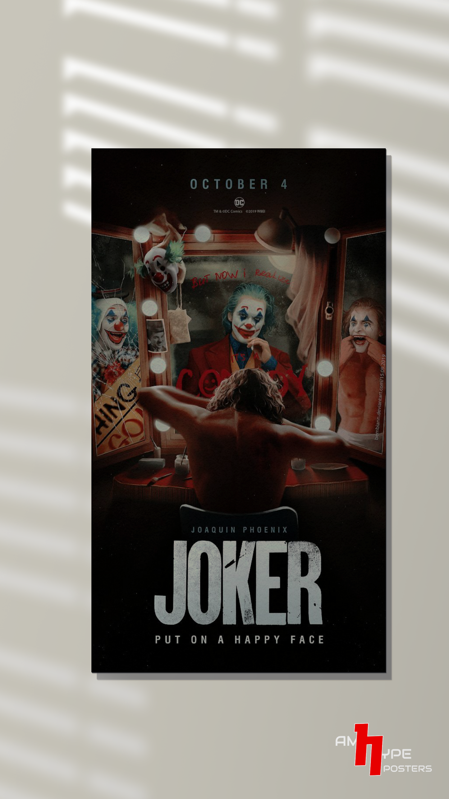 Joker | Movies | Wall Posters | A3 | A4 | Metal