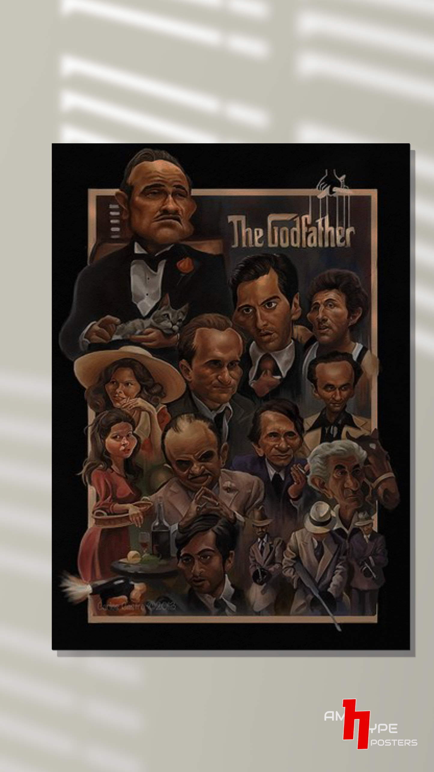 GodFather | Movies | Wall Posters | A3 | A4 | Metal