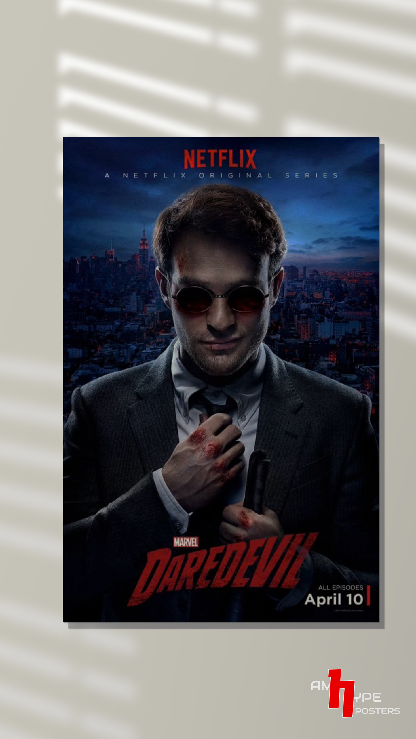 DareDevil | TV Series | Wall Posters | A3 | A4 | Metal