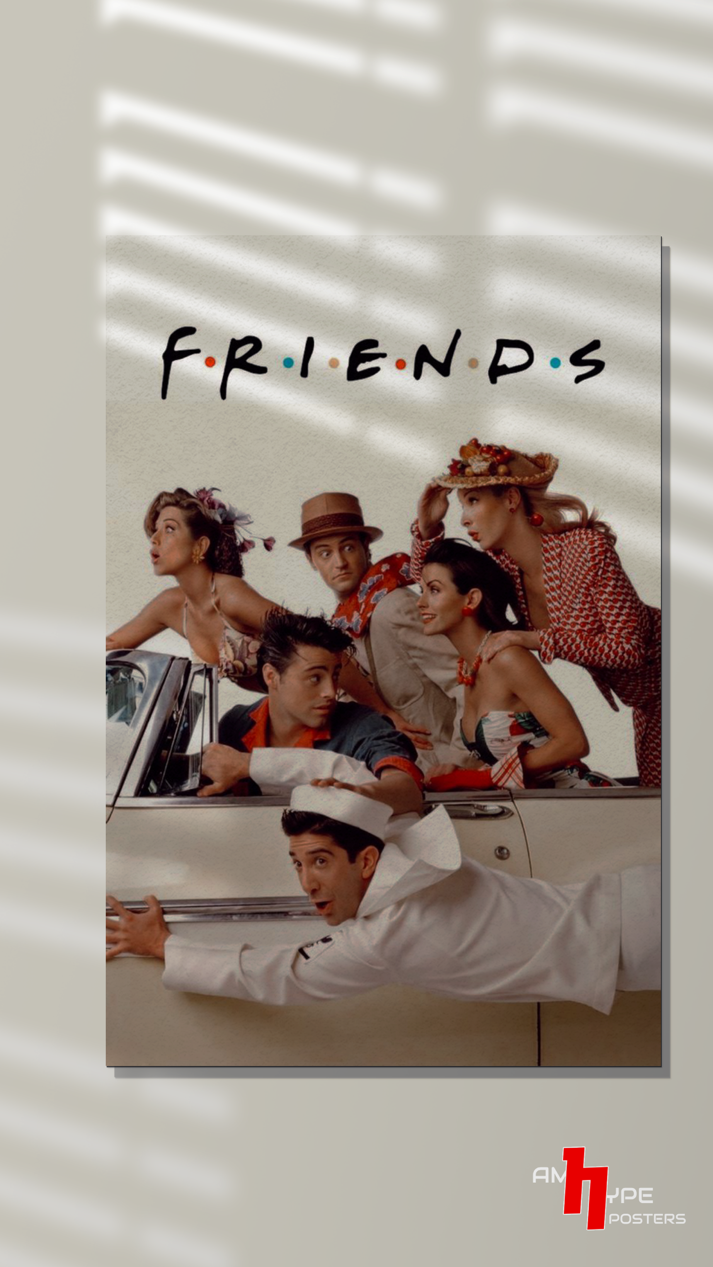 Friends | TV Series | Wall Posters | A3 | A4 | Metal