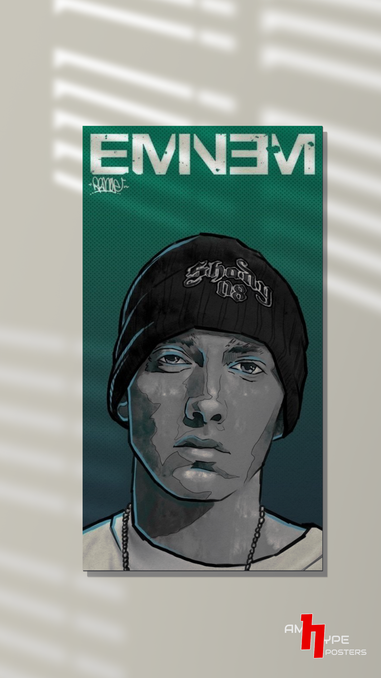 Eminem | Music| Wall Posters | A3 | A4 | Metal