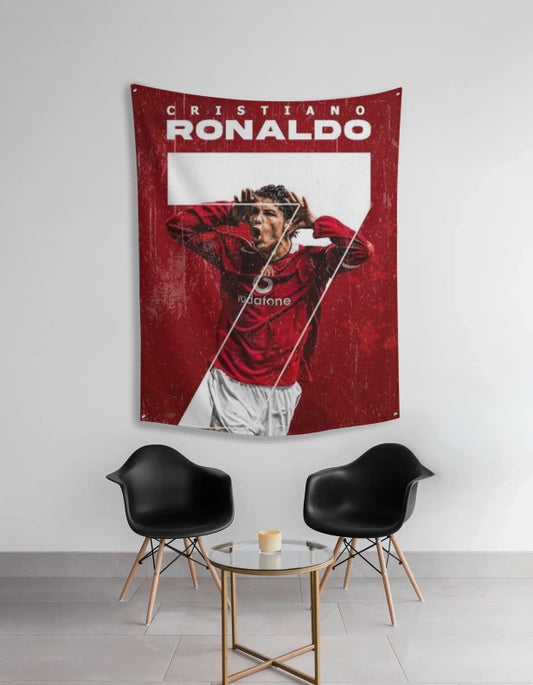 Cristiano Ronaldo Tapestry – Premium Wall Hanging for Football Fans & Home Décor