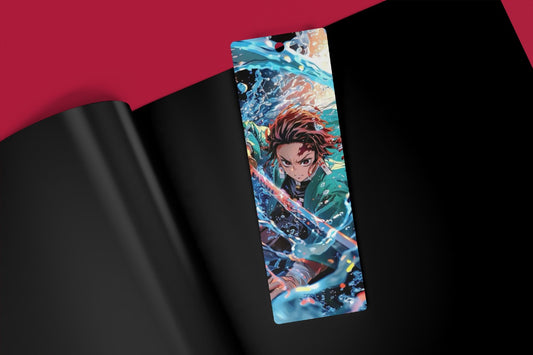 Tanjiro Kamado Demon Slayer Acrylic Bookmark – Premium Anime Manga Book Marker Gift