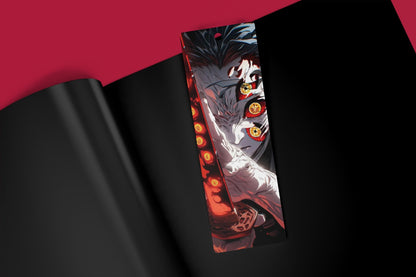 Kokushibo Demon Slayer Acrylic Bookmark – Premium Anime Manga Book Marker Gift
