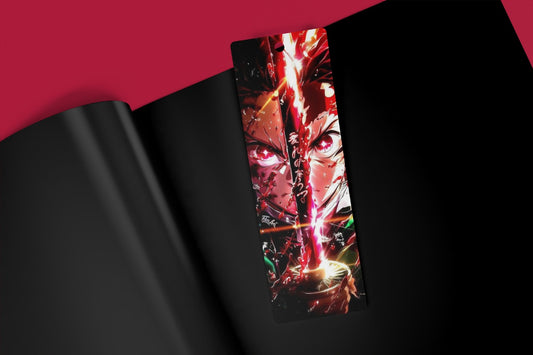 Tanjiro Kamado Demon Slayer Acrylic Bookmark – Premium Anime Manga Book Marker Gift