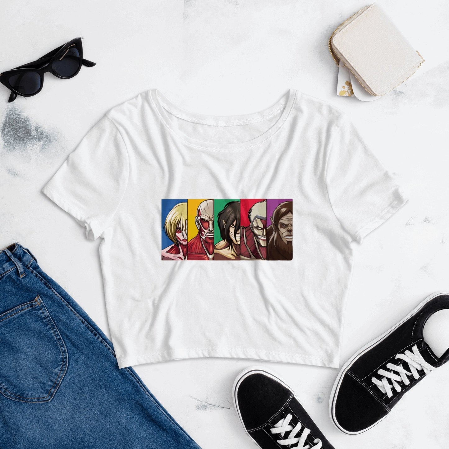 AMHYPE ATTACK ON TITAN CROPTOP TSHIRT - amhype