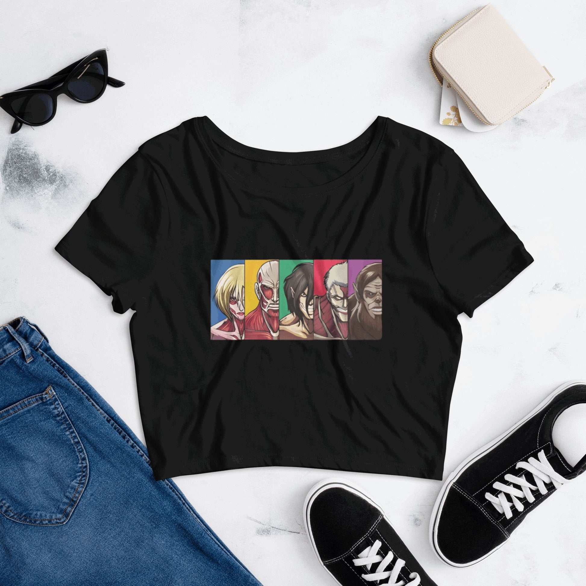 AMHYPE ATTACK ON TITAN CROPTOP TSHIRT - amhype