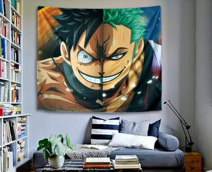 Amhype One Piece Tapestry for Room Decor Boys Bedroom Wall Decor (One Piece 3, 59in51(in)) - amhype