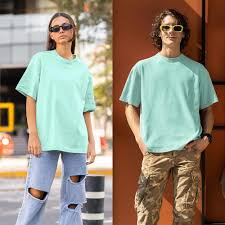 Amhype plain oversize T-shirt 240 GSM | Drop Shoulder | 100% Cotton | Super Combed | Pre Shrunk | Unisex Regular Fit - amhype