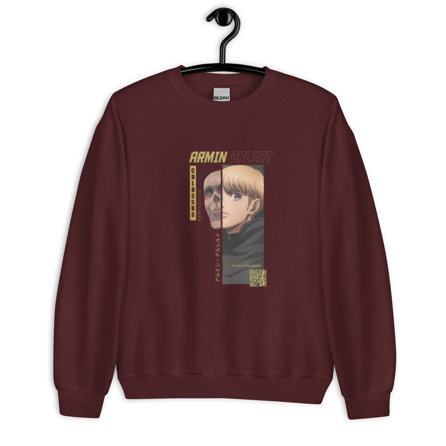 AMHYPE UNISEX ARMIN ATTACK ON TITAN SWEATSHIRT - amhype