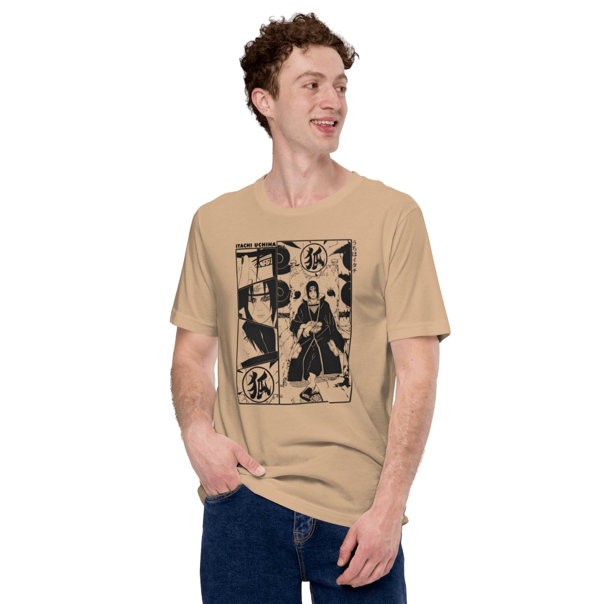 AMHYPE UNISEX ITACHI MANGA TSHIRT - amhype