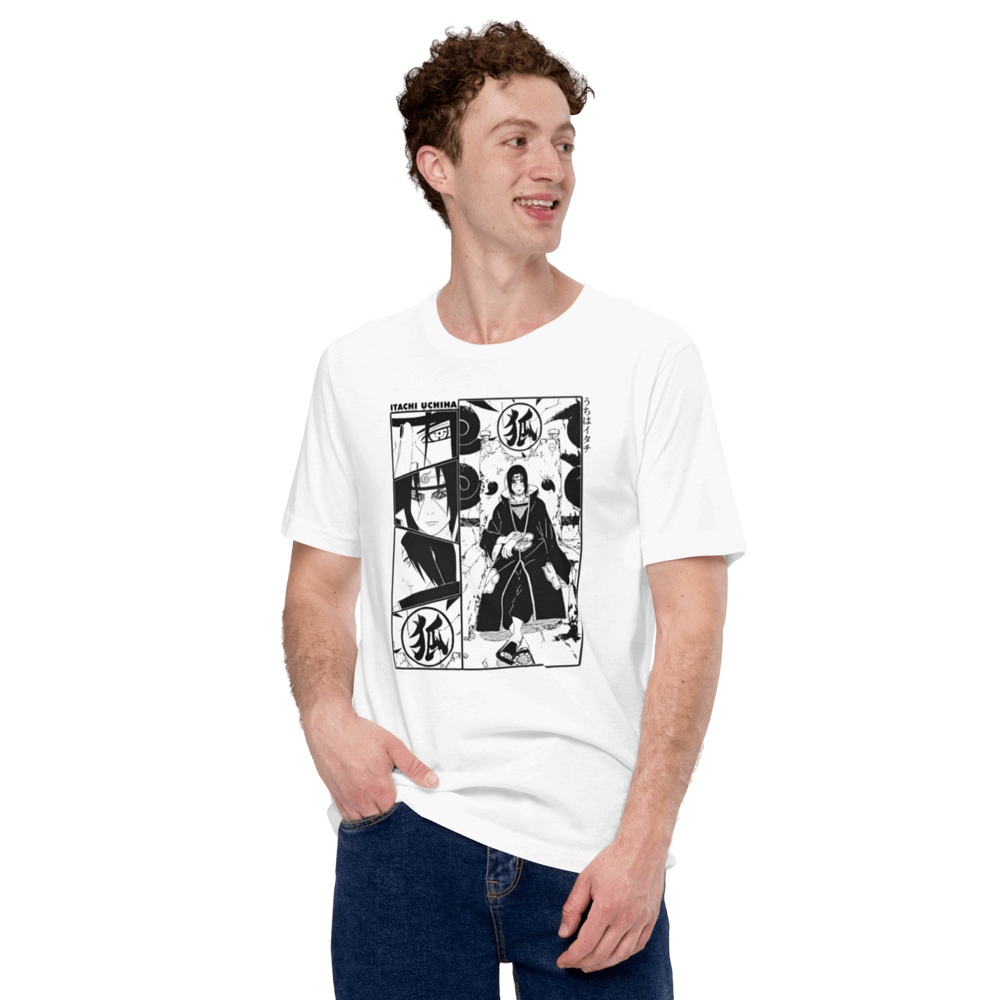 AMHYPE UNISEX ITACHI MANGA TSHIRT - amhype