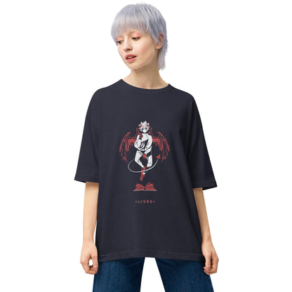 AMHYPE UNISEX LIEBE BLACK CLOVER OVERSIZED TEE - amhype