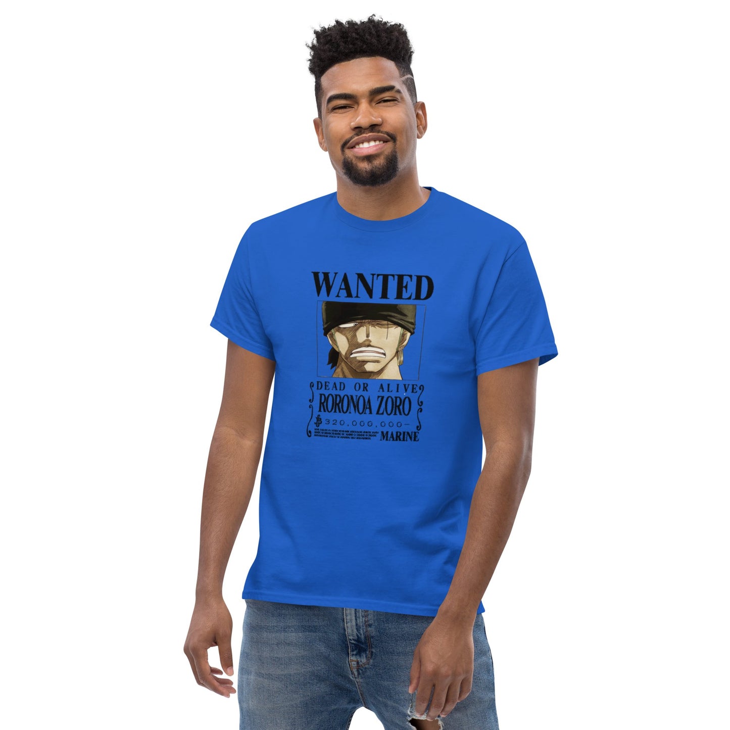 Amhype UNISEX ZORO BOUNTY POSTER T SHIRT - amhype