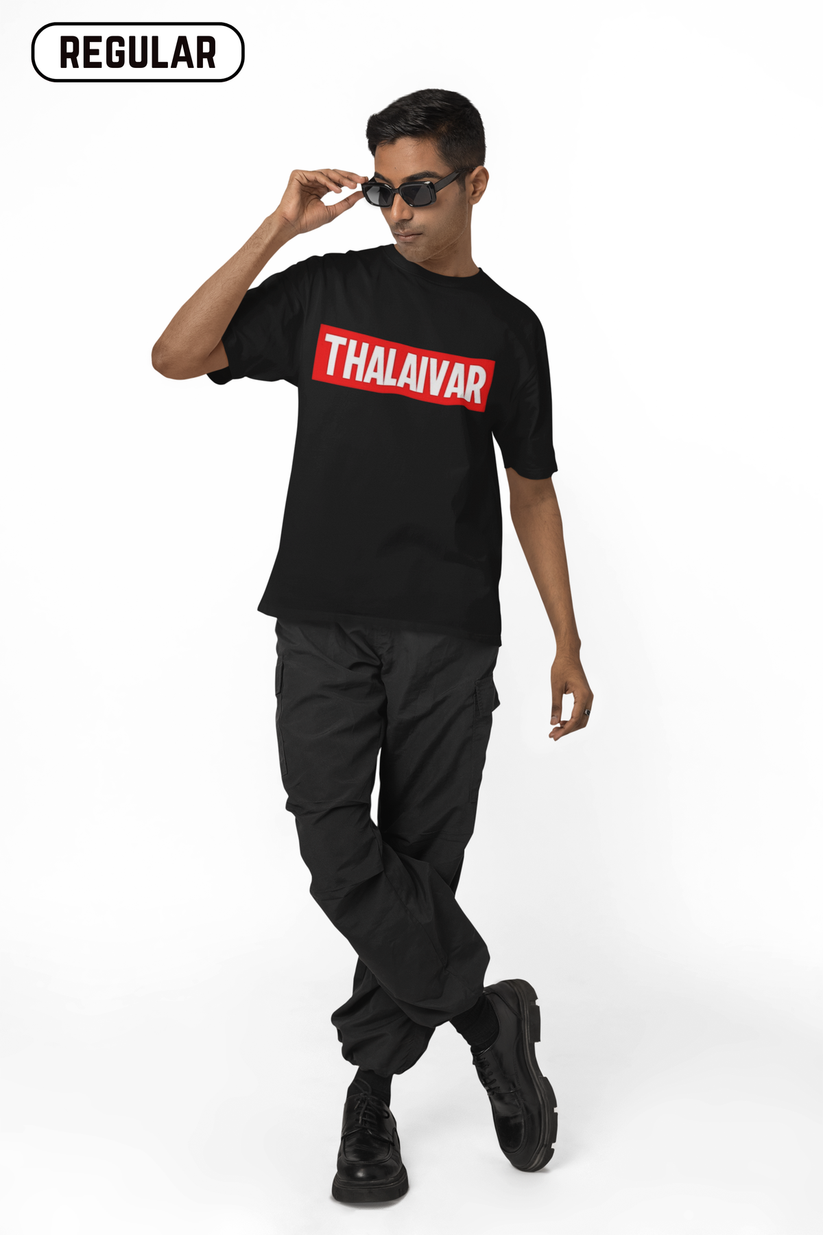 Thalaivar Regular Fit T-Shirt | Rajinikanth Fan Tee | Jailer 2 Merch by AmHype