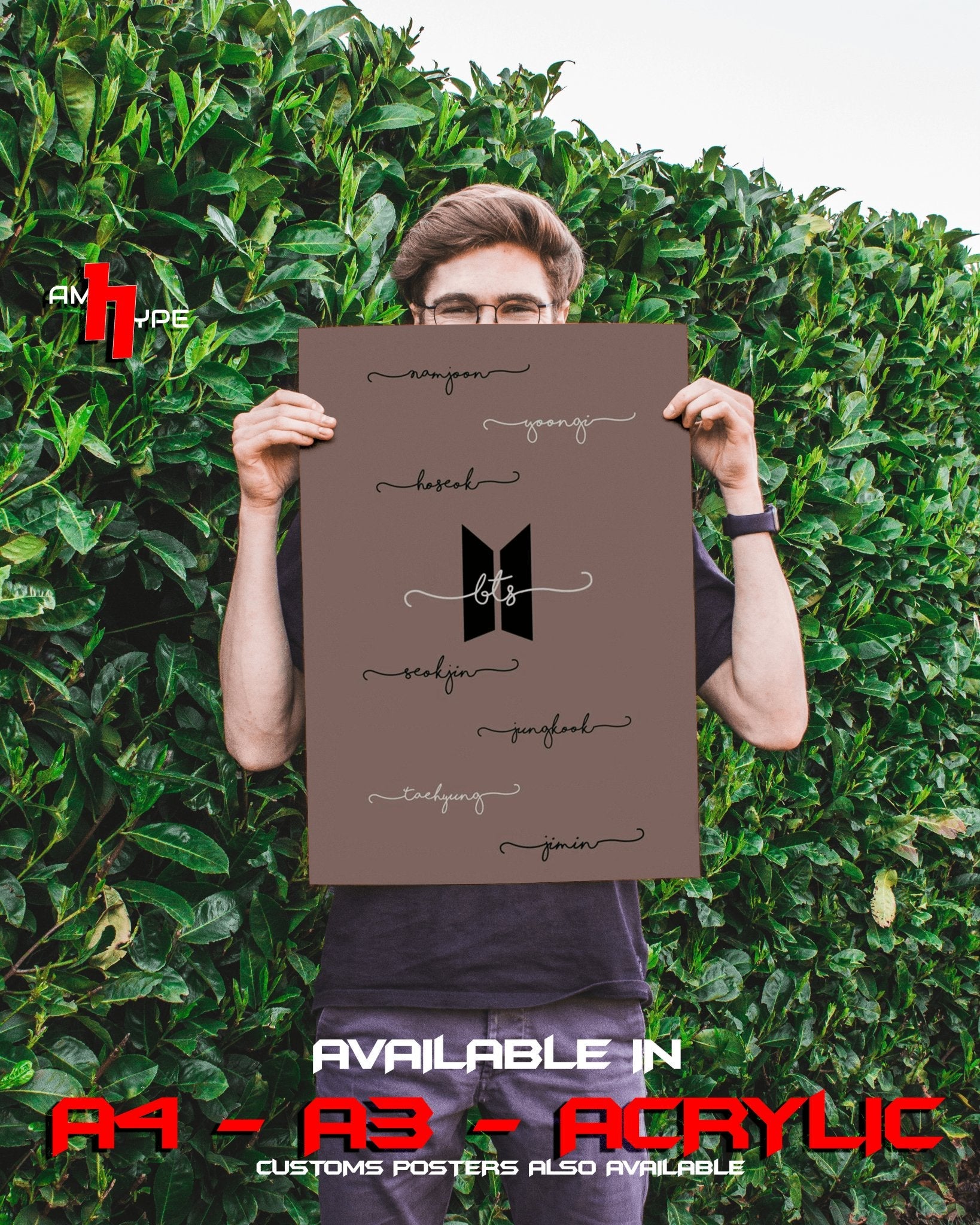 BTS Posters | Wall Posters | A3 | A4 | Acrylic - amhype