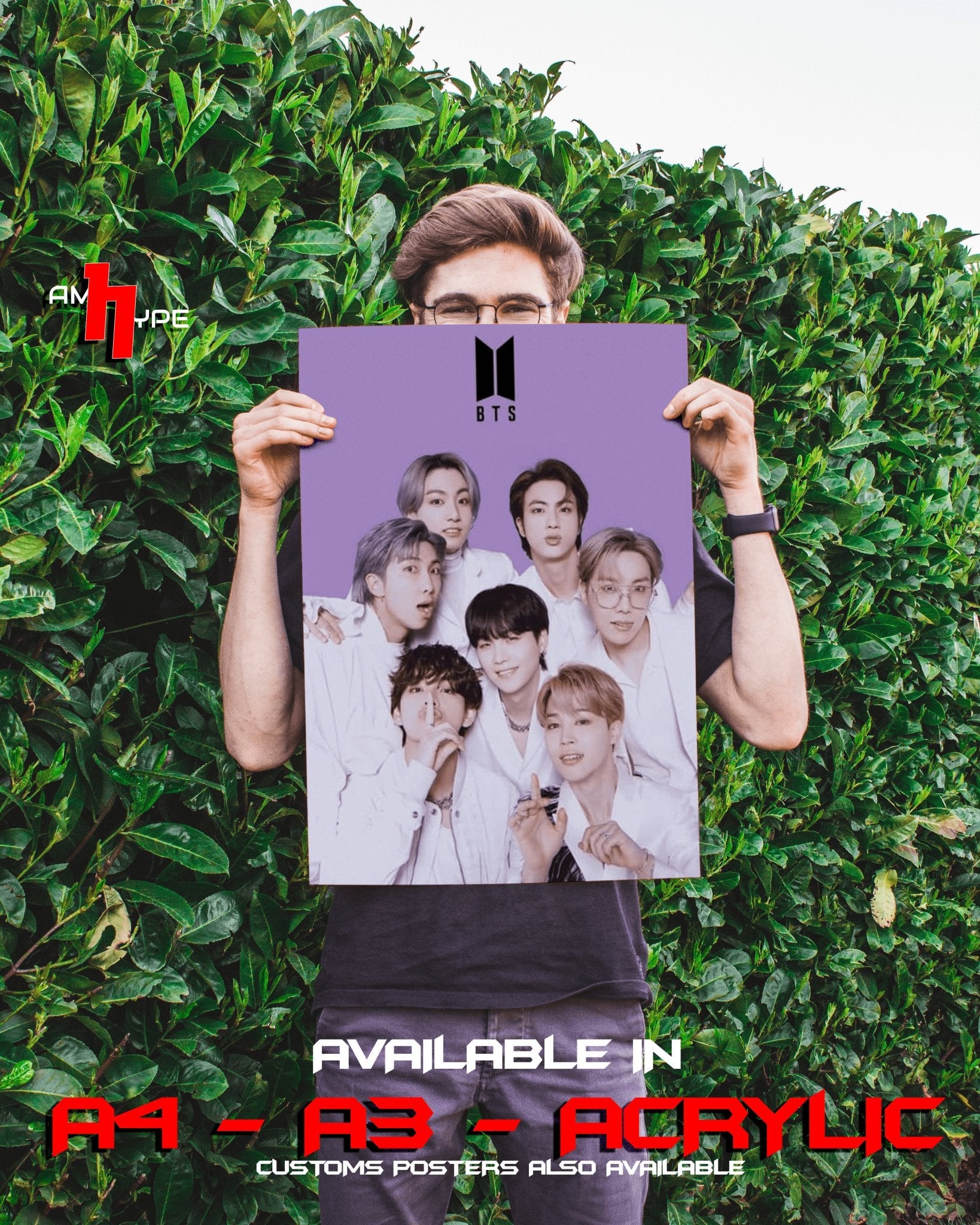 BTS Posters | Wall Posters | A3 | A4 | Acrylic - amhype