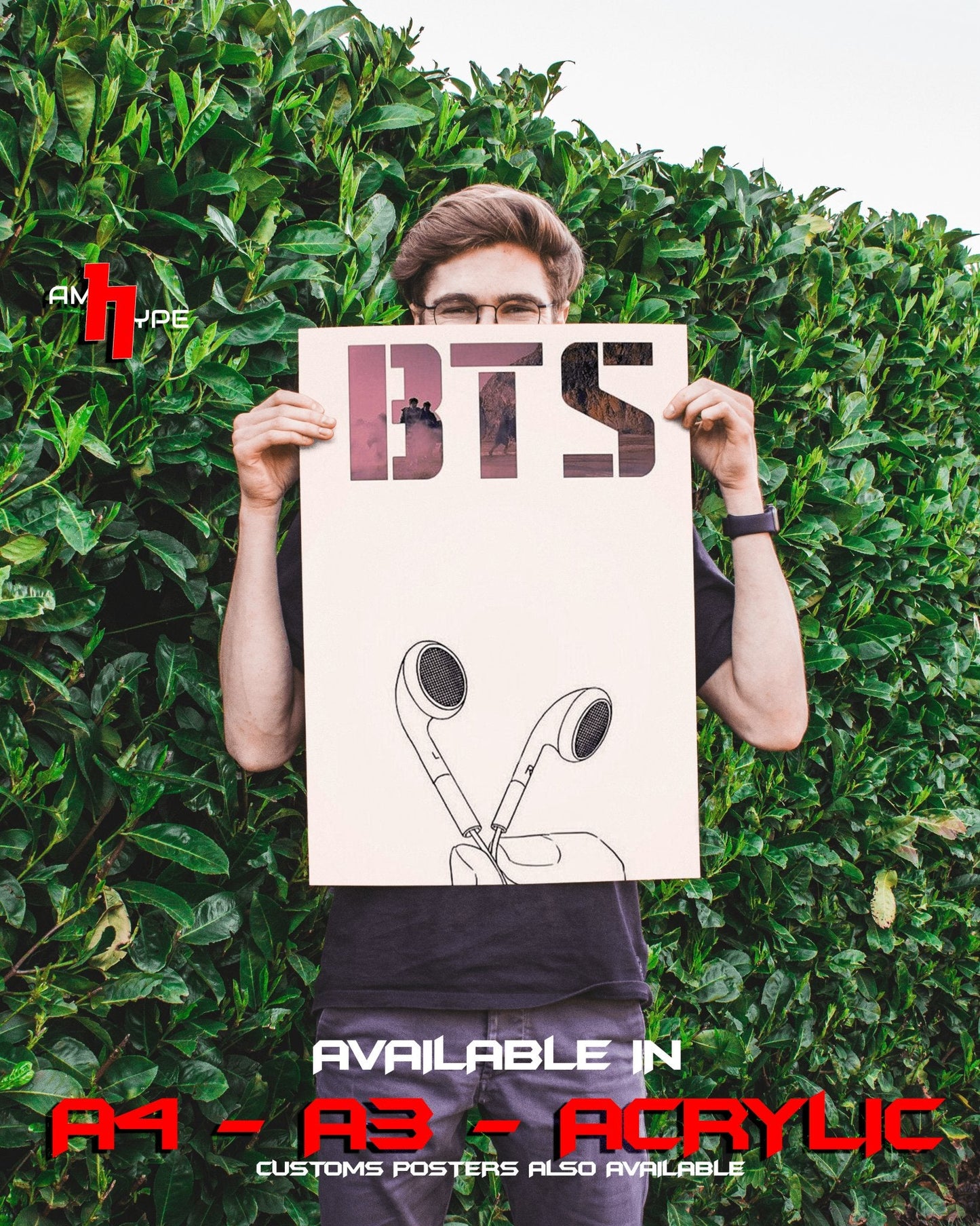 BTS Posters | Wall Posters | A3 | A4 | Acrylic - amhype