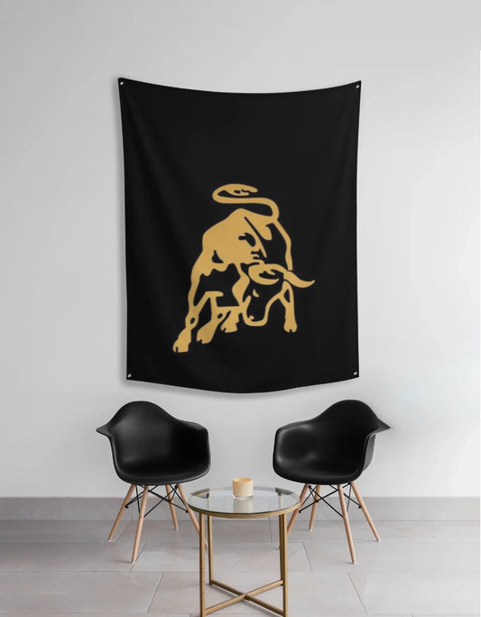 Lamborghini Logo Tapestry | Luxury Supercar Wall Art by AmHype - amhype