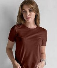 Short Sleeve Tshirt | Womens Tshirt | Plain | 100% Cotton