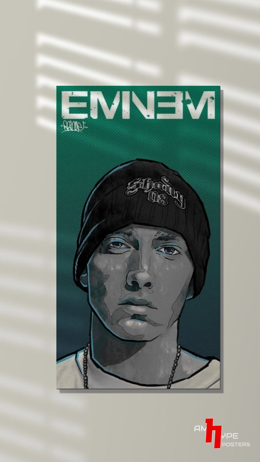 Eminem | Music| Wall Posters | A3 | A4 | Metal - amhype