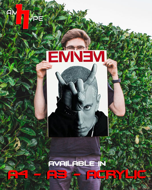 Eminem Posters | Wall Posters | A3 | A4 | Acrylic - amhype