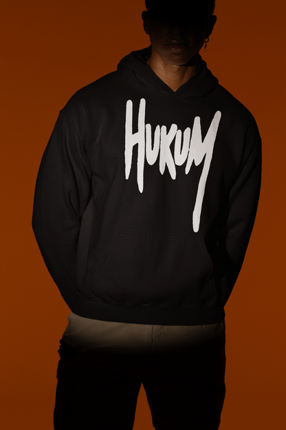 Hukum Black Edition Jailer Fan Hoodie | Rajinikanth Anirudh Merch by AmHype