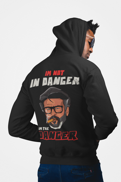 Im Not In Danger Im The Danger Rajinikanth Hoodie | One Name One Sun by AmHype