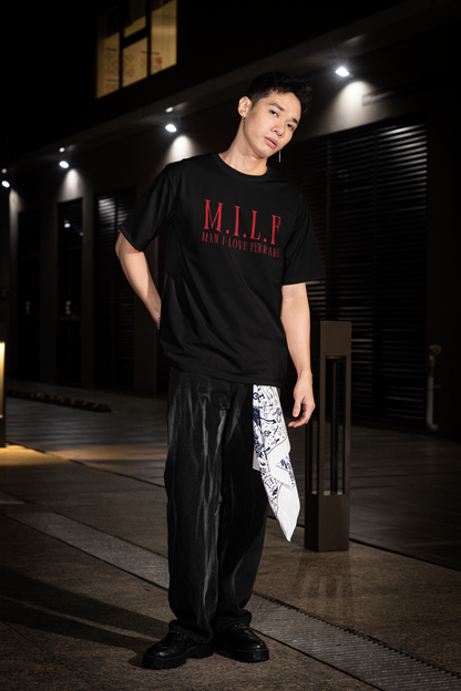 M.I.L.F Man I Love Ferrari Tee – Street Style Night Shot | amhype