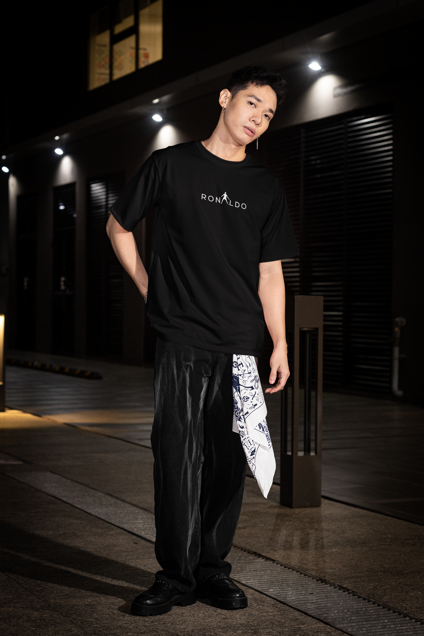 Ronaldo Wordmark Oversized Tee