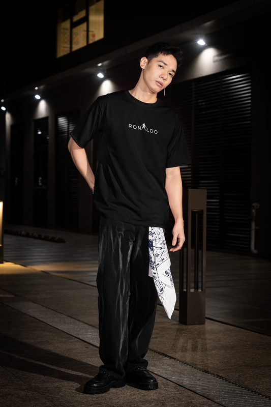 Ronaldo Wordmark Oversized Tee