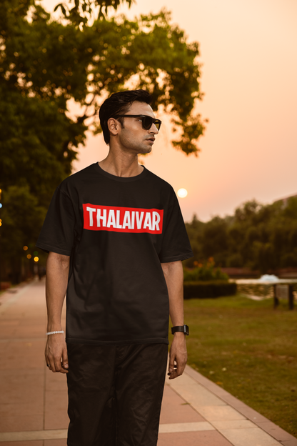 Thalaivar Oversized T-Shirt | Rajinikanth Fan Tee | Jailer 2 Merch by AmHype