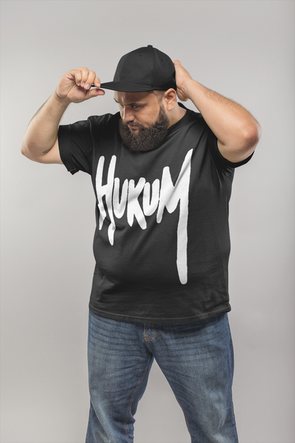 Hukum Black Edition Jailer Fan Plus Size T-Shirt | Rajinikanth Anirudh Merch by AmHype