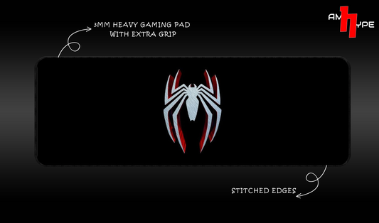 Spider-Man Logo Gaming Pad | Marvel Desk Mat | amhype