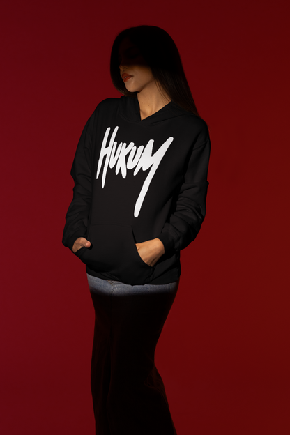 Hukum Black Edition Jailer Fan Hoodie | Rajinikanth Anirudh Merch by AmHype