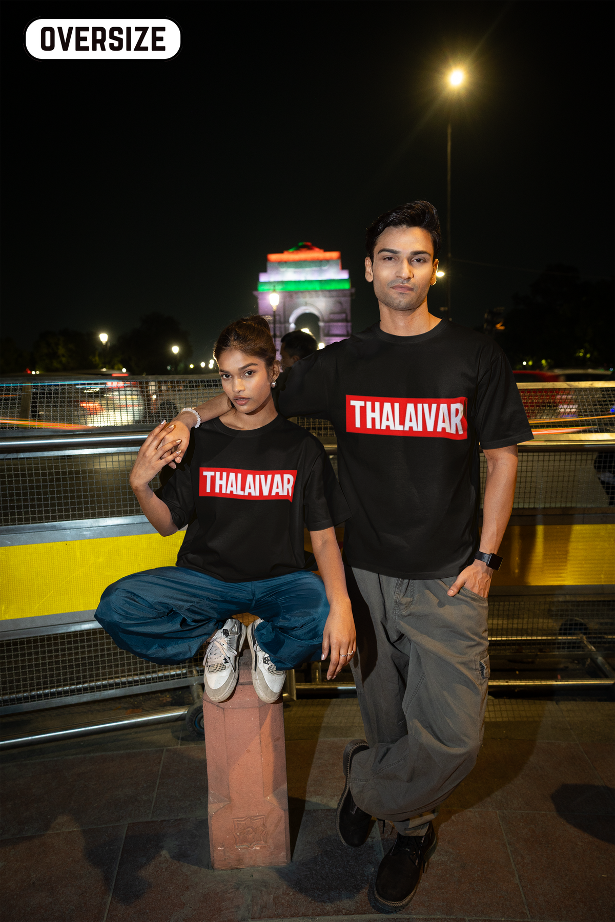 Thalaivar Oversized T-Shirt | Rajinikanth Fan Tee | Jailer 2 Merch by AmHype