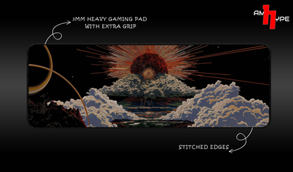 Aesthetic Sky Clouds Gaming Pad | Desk Mat | amhype