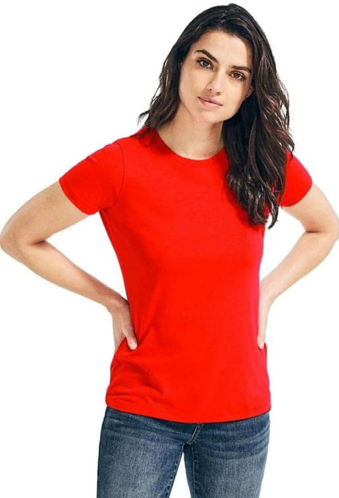 Short Sleeve Tshirt | Womens Tshirt | Plain | 100% Cotton